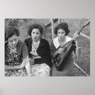 Affiches Filles créoles en Louisiane, années 1930