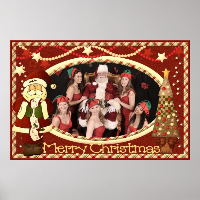Affiches Filles de Noël à coudre (Devant)
