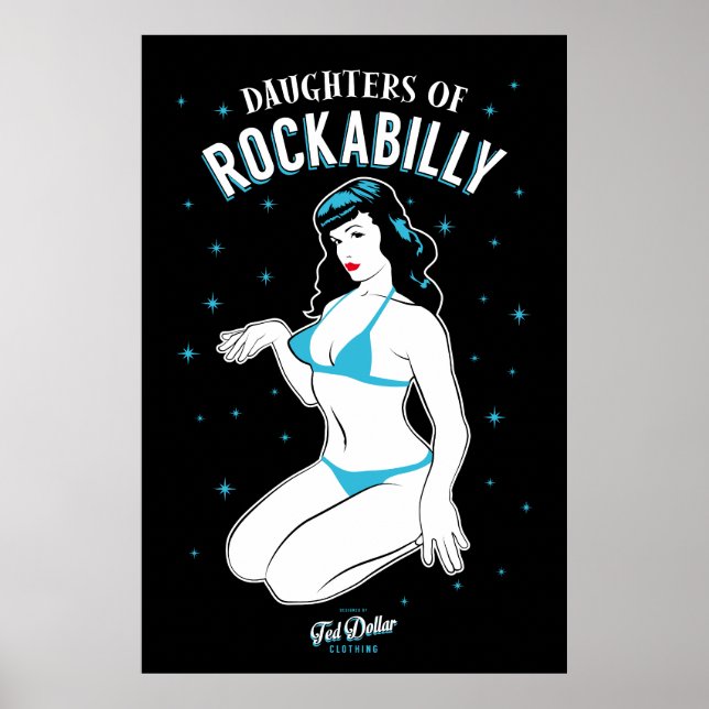 Affiches Filles de Rockabilly (Devant)