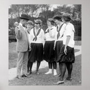 Affiches Filles Softball, 1919