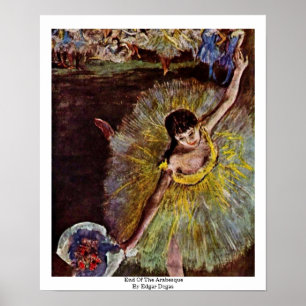 Affiches Fin De L'Arabesque Par Edgar Degas