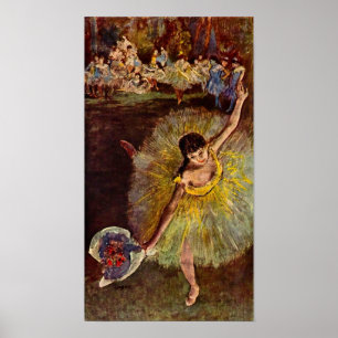 Affiches Fin de l'arabesque par Edgar Degas