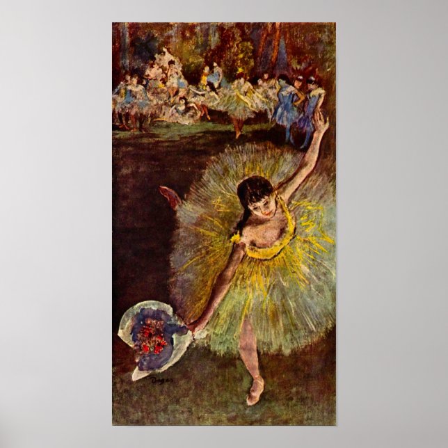 Affiches Fin de l'arabesque par Edgar Degas (Devant)