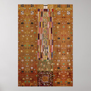 Affiches Fin de mur, frise Stoclet de Gustav Klimt