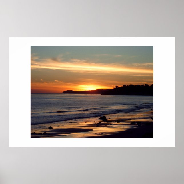 Affiches Fin du coucher du soleil (Devant)