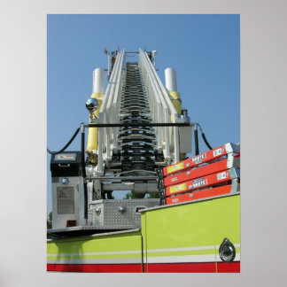 Affiches Fire Truck Ladder