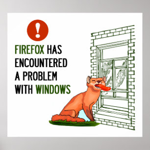 Affiches Firefox a rencontré un problème avec Windows