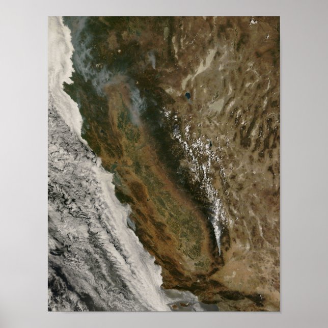 Affiches Fires in California (Devant)