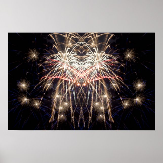 Affiches Fireworks Art : "Griffin" art numérique original (Devant)