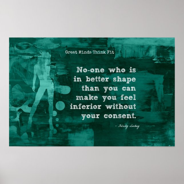 Affiches Fitness for Self-Confidence ! (Devant)