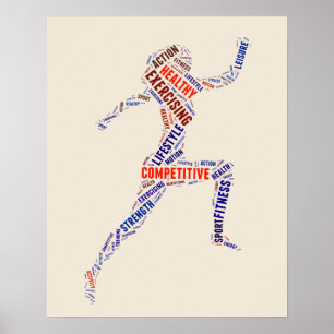 Affiches Fitness girl