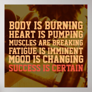 Affiches Fitness gym entraînement inspiration style couvert