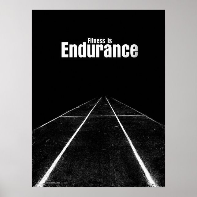 Affiches Fitness Is - Endurance (Devant)