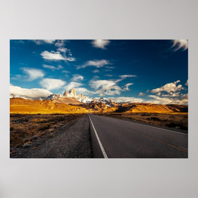 Affiches Fitz Roy Dans La Lumière Du Matin (Devant)