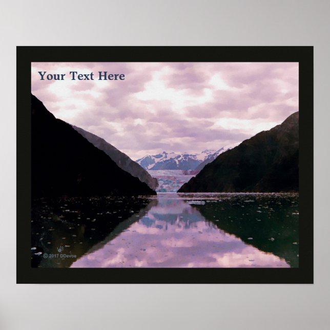 Affiches Fjord Glacier (Devant)