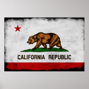 Affiches Flag de Grunge