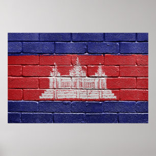 Affiches Flag of Cambodia