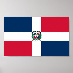 Affiches Flag of Dominican Republic