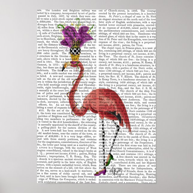 Affiches Flamant rose Mardi Gras Complet (Devant)