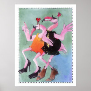 Affiches Flamingo Dance