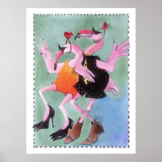 Affiches Flamingo Dance (Devant)