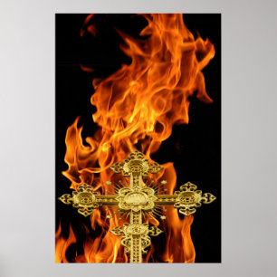 Affiches Flamme, Croix