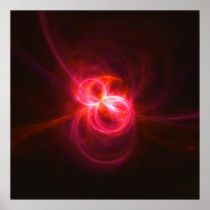 Affiches Flamme fractale : Opale I