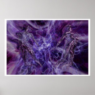 Affiches Flamme violette
