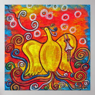 Affiches Flammis ex Clarior, hors de flamme, éclat