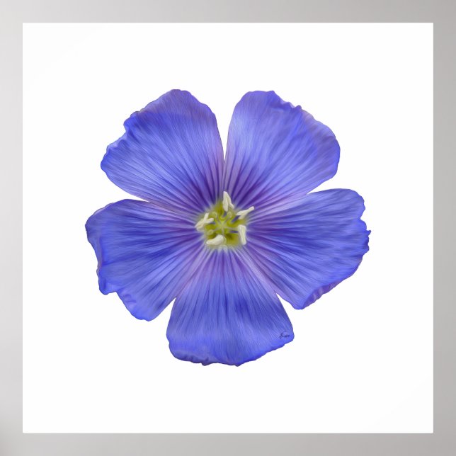 Affiches Flèche bleue n° 1 (Devant)