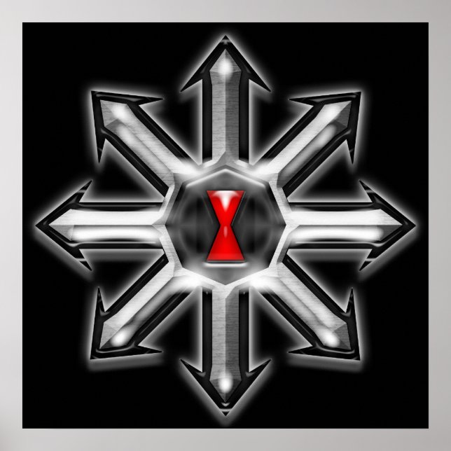 Affiches Flèches du chaos - veuve noire (Devant)