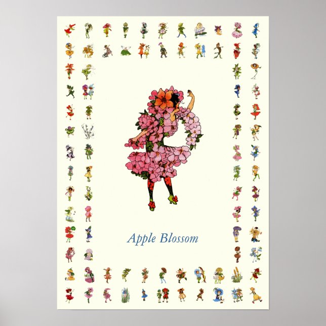Affiches Fleur d'Apple (Devant)