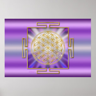 Affiches Fleur De La Vie Yantra
