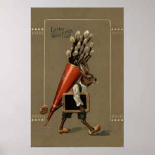 Affiches Fleur de lapin de Pâques