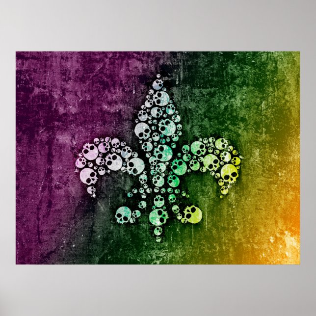 Affiches Fleur de Lis (Devant)