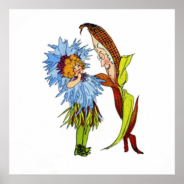 Affiches Fleur de maïs (Devant)