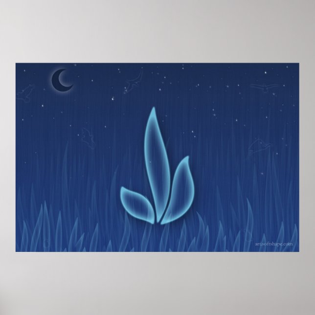 Affiches Fleur de nuit (Devant)