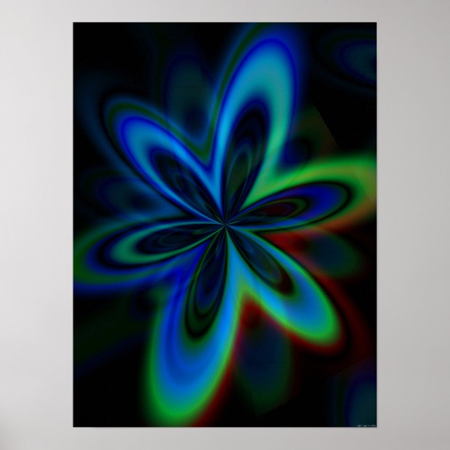 Affiches Fleur super (Devant)