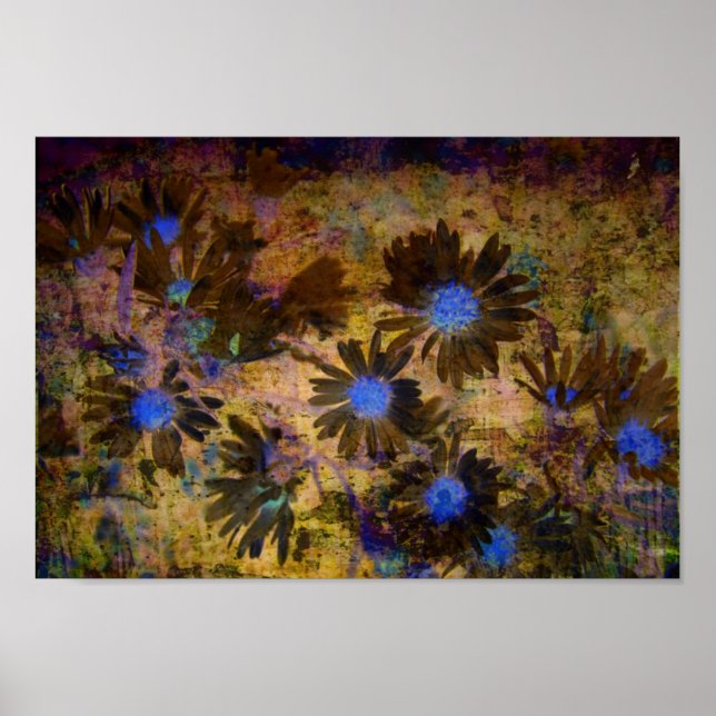 Affiches Fleurs amusantes (Devant)