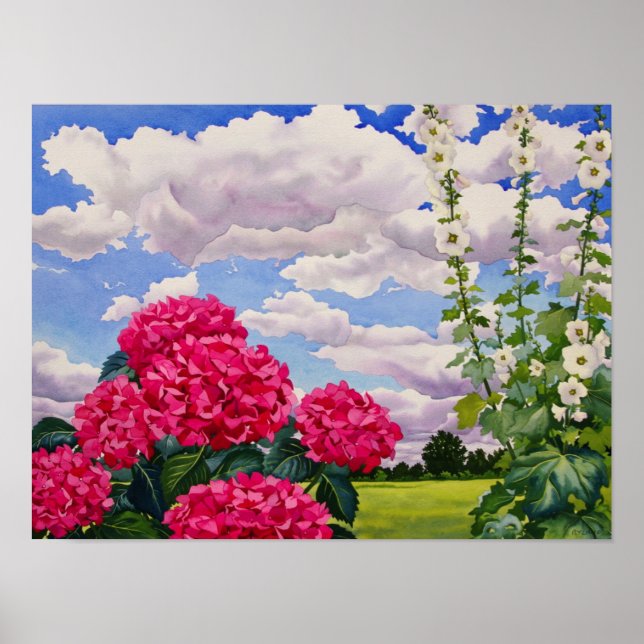 Affiches Fleurs au bord d'une prairie 2008 (Devant)