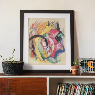 Affiches Fleurs colorées (alias Formes abstraites) de Franz