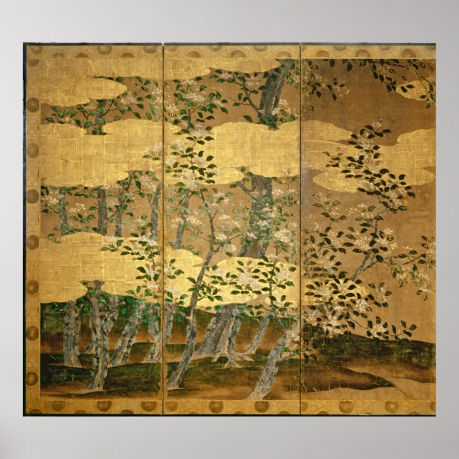 Affiches Fleurs de Camellias (Devant)