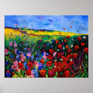 Affiches fleurs de champs 68