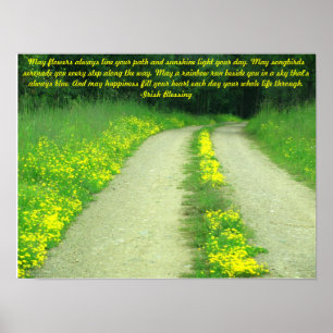 Affiches Fleurs de mai bordent votre chemin...Bénédiction i