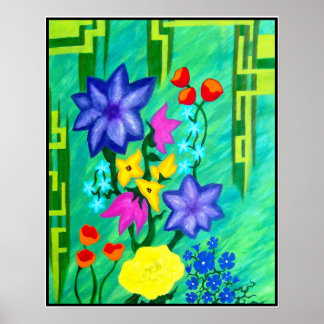 Affiches Fleurs de maman
