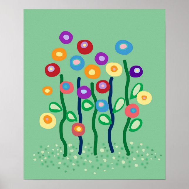 Affiches Fleurs de printemps (Devant)