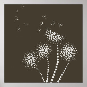 Affiches fleurs de soufflement