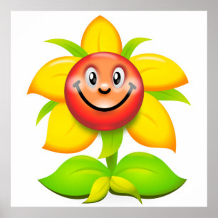 AFFICHES FLEURS DE VISAGE