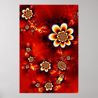 Affiches Fleurs en été