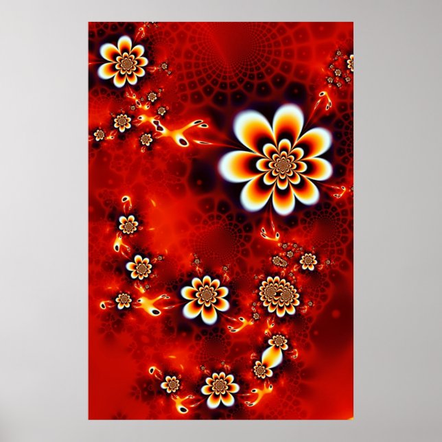 Affiches Fleurs en été (Devant)